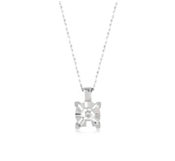 0,50 CT Efektli Tektaş Kolye