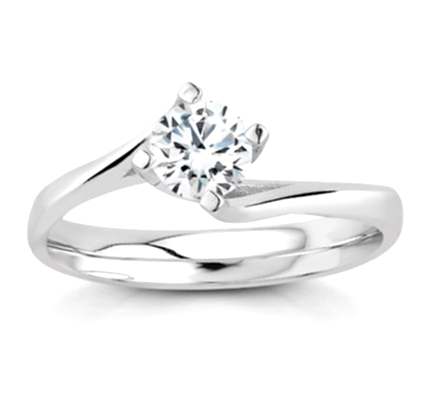 0,50 ct G VS Color HRD Ya da GIA Sertifikalı Tektaş Pırlanta Yüzük