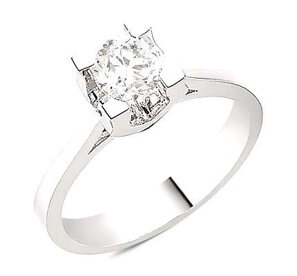 1,00 ct G VS Color HRD Ya da GIA Sertifikalı Tektaş Pırlanta Yüzük