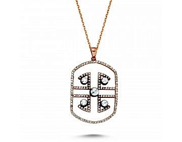 8 Ayar Elmas ve Pırlanta Kolye 0,33 ct 8 Ayar Elmas ve Pırlanta Kolye 0,33 ct