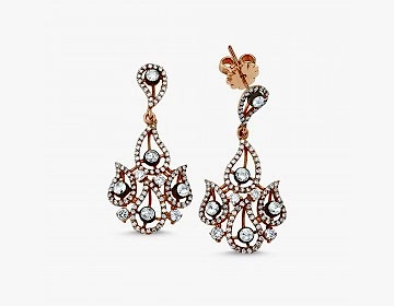 Yaprak Elmas Ve Pırlantalı Küpe Yaprak Elmas Ve Pırlantalı Küpe