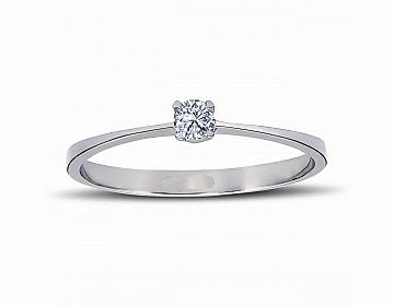 Tektaş Pırlanta Yüzük 0,15 ct G VS Color Sertifikalı Tektaş Pırlanta Yüzük 0,15 ct G VS Color Sertifikalı