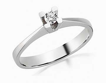 Pırlanta Tektaş Yüzük 0,15 ct F Sl Color Sertifikalı Pırlanta Tektaş Yüzük 0,15 ct F Sl Color Sertifikalı